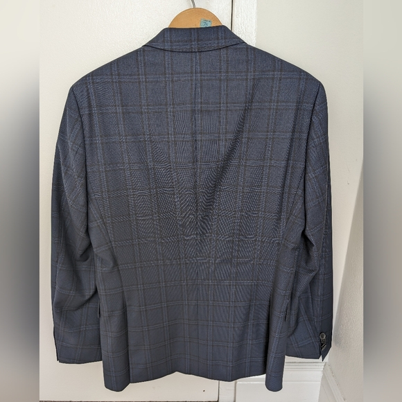 Hugo Boss Jacket, Blue Check, Size 36R - Picture 4 of 4